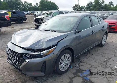 2025 Nissan Sentra S из США, поврежденный, VIN 3N1AB8BV2SY349825